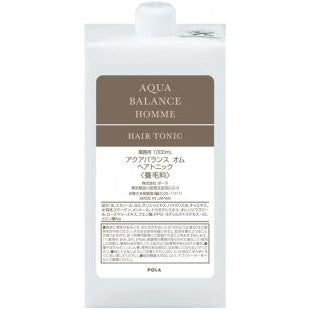 【ポーラ】アクアバランス オム ヘアトニック 1L 詰替用<6個入>
