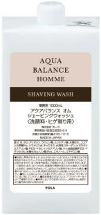 【ポーラ】アクアバランス オム シェービングウォッシュ1L詰替用<6個入>