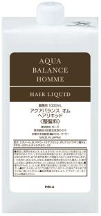 【ポーラ】アクアバランス オム ヘアリキッド 1L 詰替用<6個入>